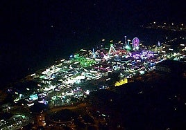 Captura del vídeo rodado desde el helicóptero.