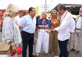 El consejero de la Presidencia de la Junta, Antonio Sanz, en su visita ayer a Jerez de la Frontera.