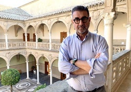 José María Luna, en la sede Antonio Machado de Baeza.