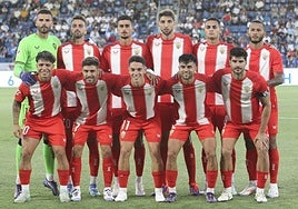 Once inicial de la UD Almeria.