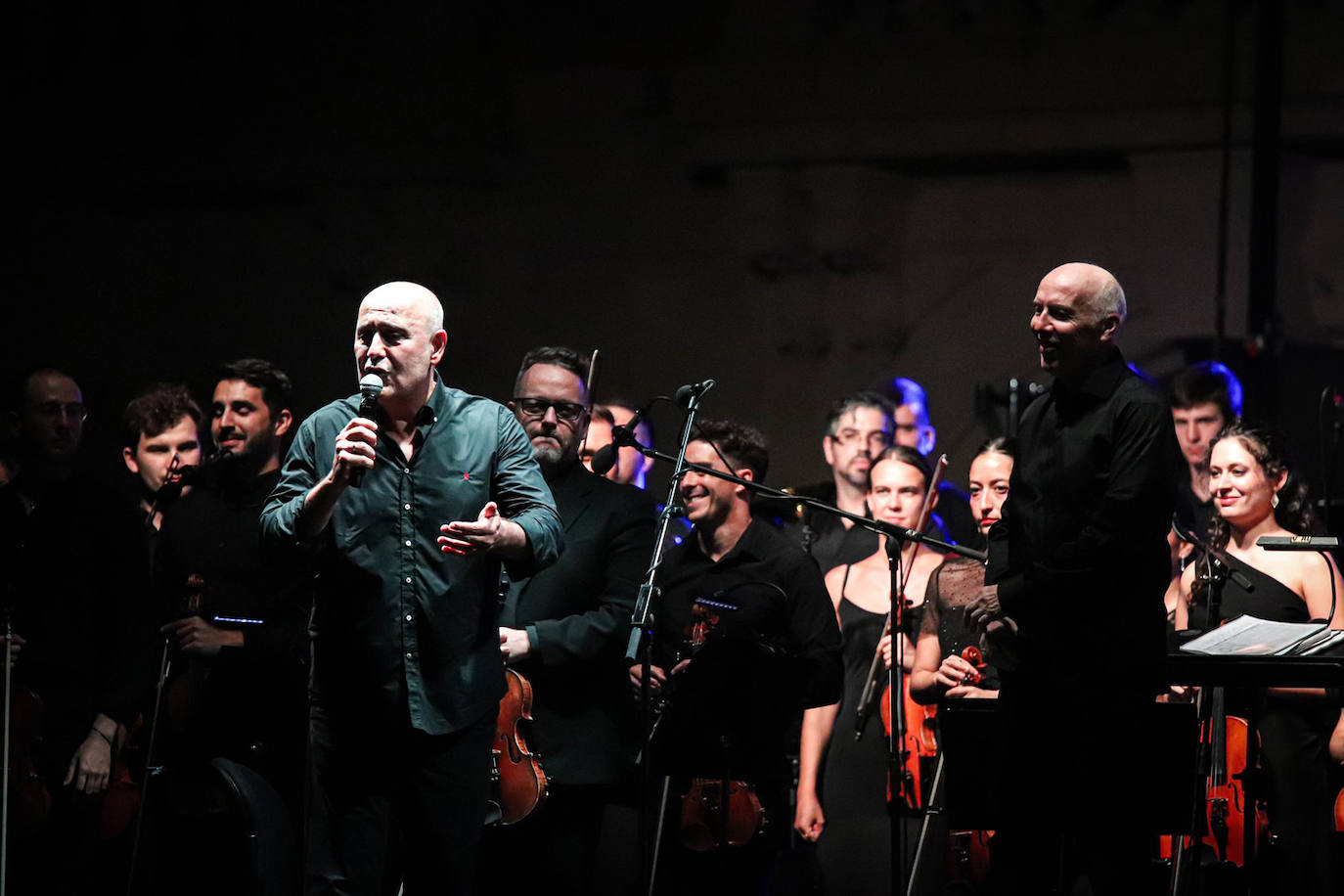 Uno de los momentos del espectáculo de la OCAL.