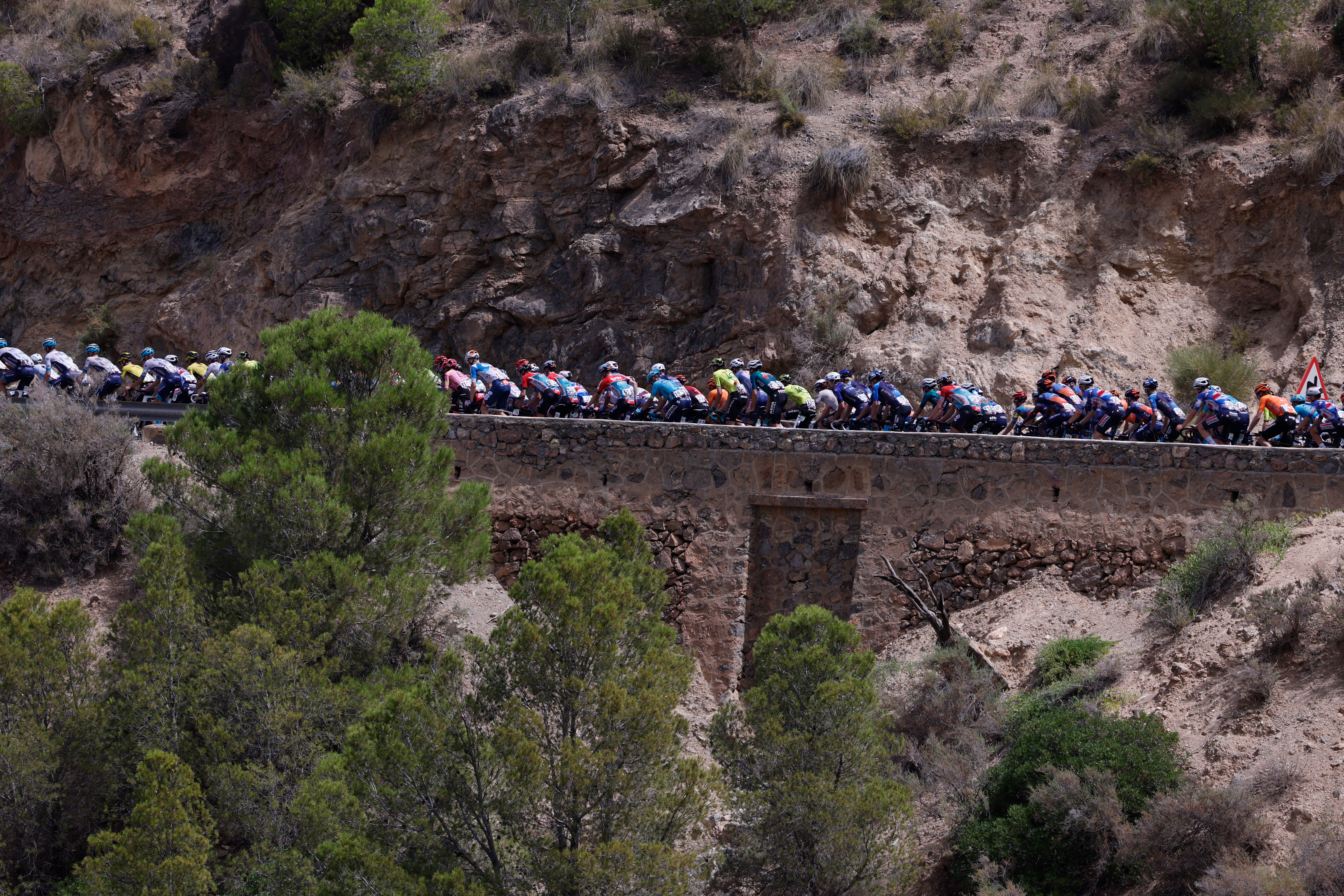 Las imágenes de la etapa de la Vuelta en Granada