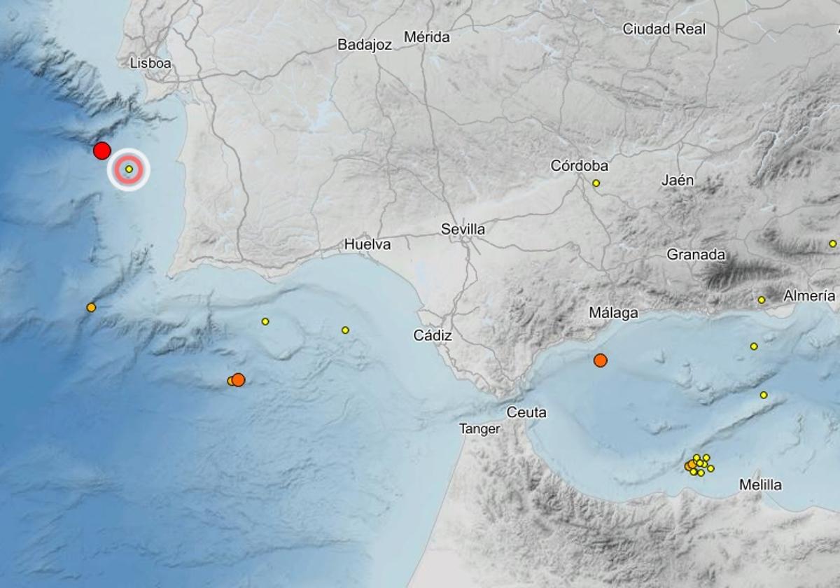 terremoto de 5,5 sentido en Andalucía.