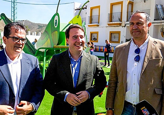 Imagen de archivo con Antonio J Rod, Fernando Giménez y Baldomero Martínez en Felix.