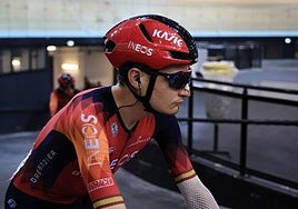 Carlos Rodríguez, líder del Ineos Grenadiers en la Vuelta.