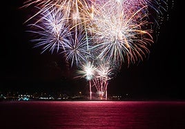 Traca de fin de fiestas en Almería.