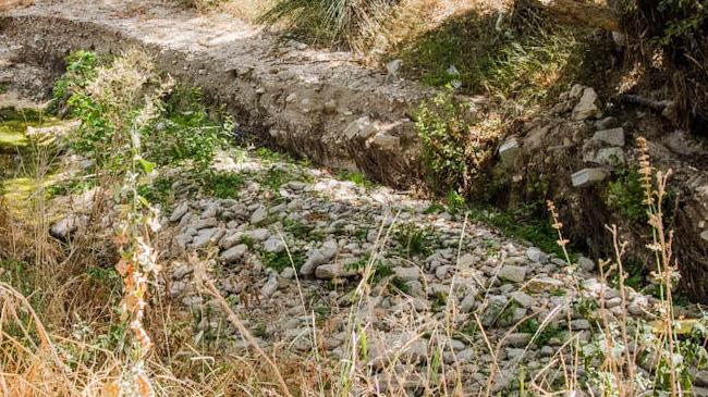 Imagen después - La rambla mantiene el mismo estado a pesar de las inundaciones y riadas que ha causado