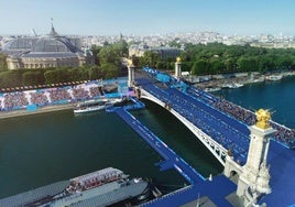 El río Sena de París, durante los presentes Juegos Paralímpicos 2024.