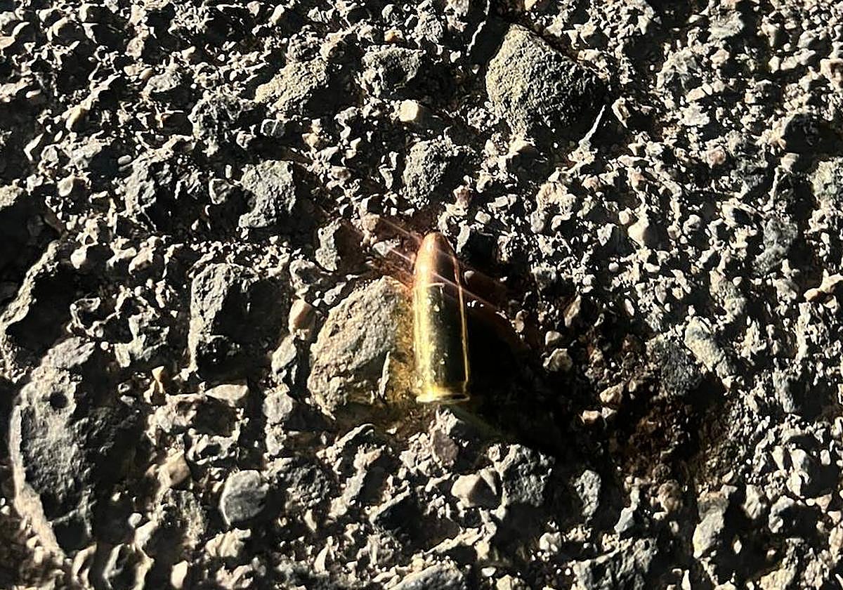 Imagen tomada por un testigo de una de las balas.