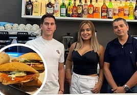 Carlos, Manuela y Emilio, propietarios de La Bodeguita.