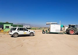 Retirada de los cañones antigranizo de Cúllar