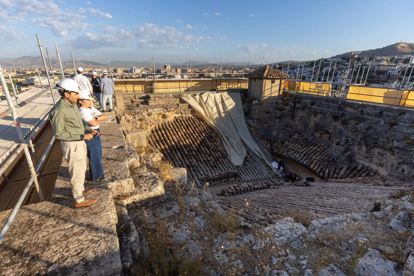 Así serán las vistas desde el nuevo mirador de la Catedral de Granada