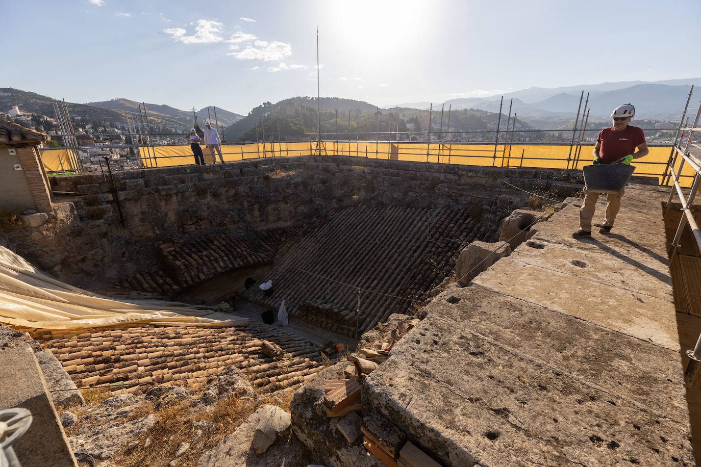 Así serán las vistas desde el nuevo mirador de la Catedral de Granada