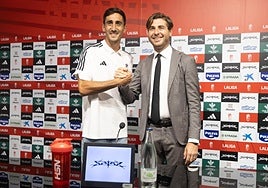 Diego Mariño y Matteo Tognozzi, durante la presentación.