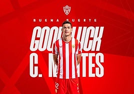 Anuncio de la salida de César Montes