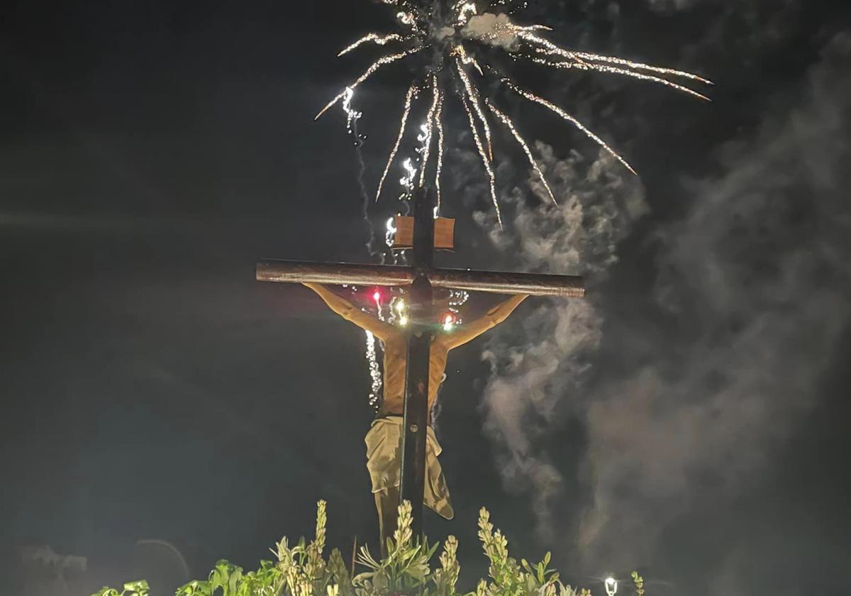 Alhabia celebra las fiestas y procesión del Santo Cristo de los Caminantes