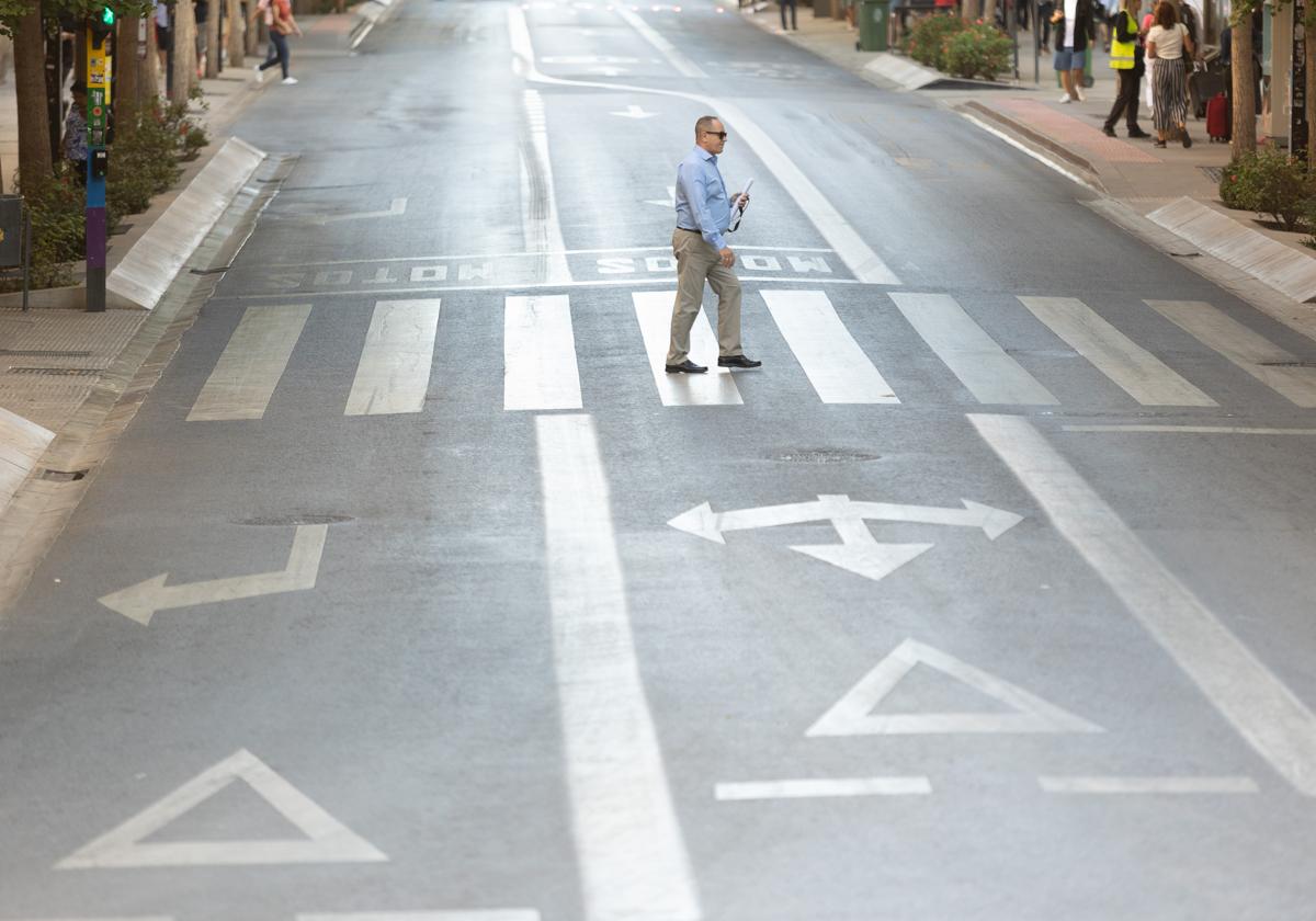 Parte de Gran vía será peatonal los fines de semana.