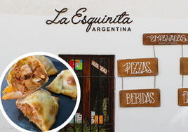 El negocio se especializa en empanadas y pizzas de estilo argentino.