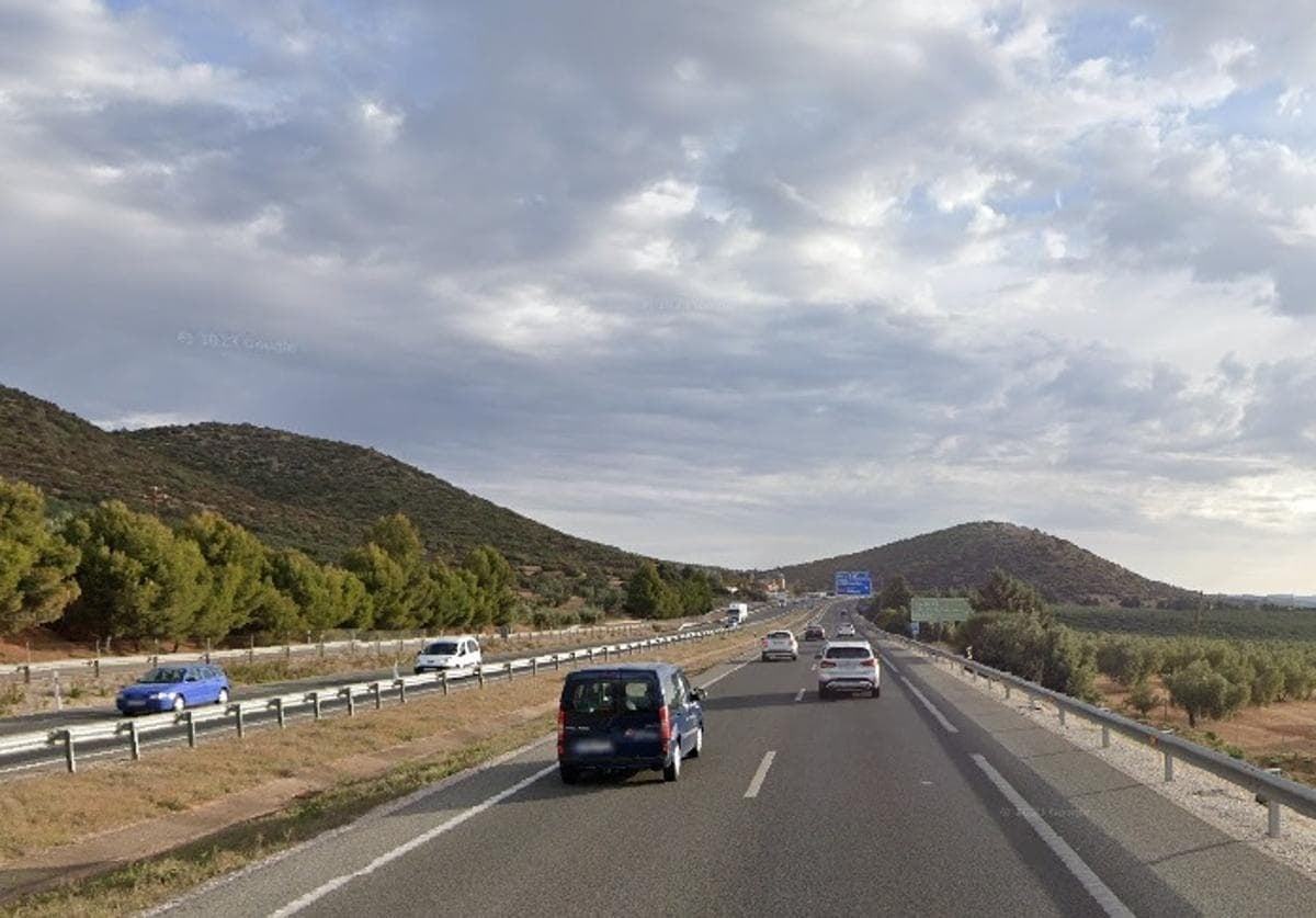 Parte del tramo de la A-44 en el que actuará Transportes.