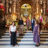 Las únicas siete mujeres que cuidan a la Virgen de las Angustias