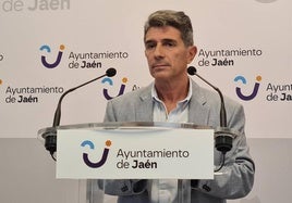 El concejal de Hacienda de Jaén, José María Álvarez, este viernes.