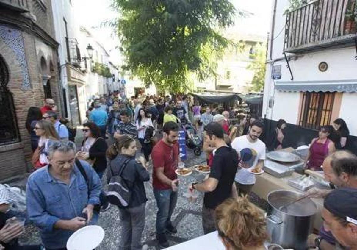 Chocolatada de las fiestas del Albaicín