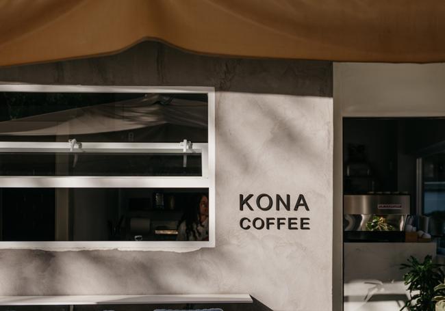 Fachada de Kona Coffee.