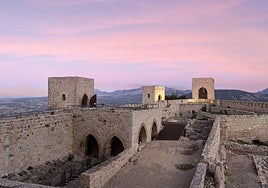 Atardecer en el Castillo de Santa Catalina de Jaén.
