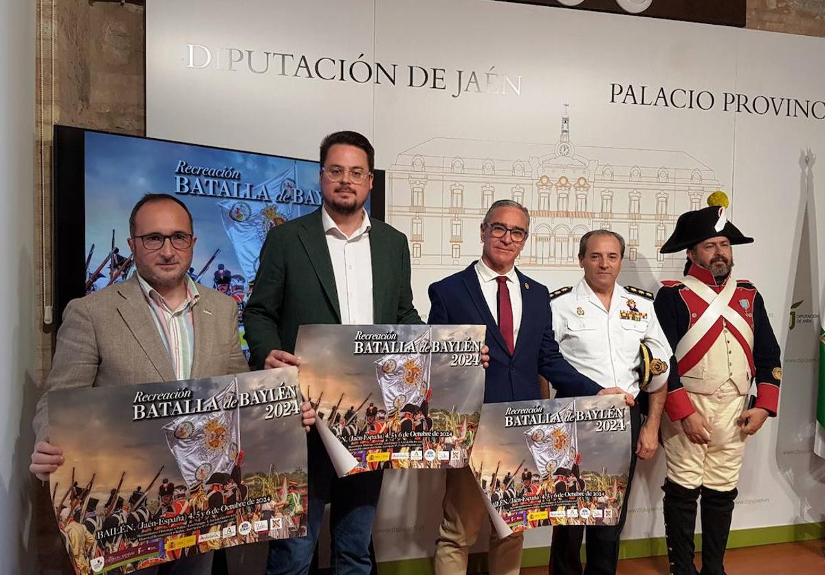 José Ayala, Francisco Javier Lozano, Luis Mariano Camacho y Evaristo Gutiérrez, en la presentación.