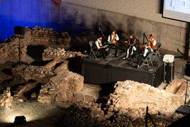 Concierto de música sacra en las excavaciones de Los Mondragones.