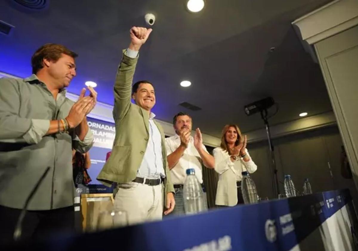 Clausura de las III Jornadas Parlamentarias del PP de Andalucía en Linares.