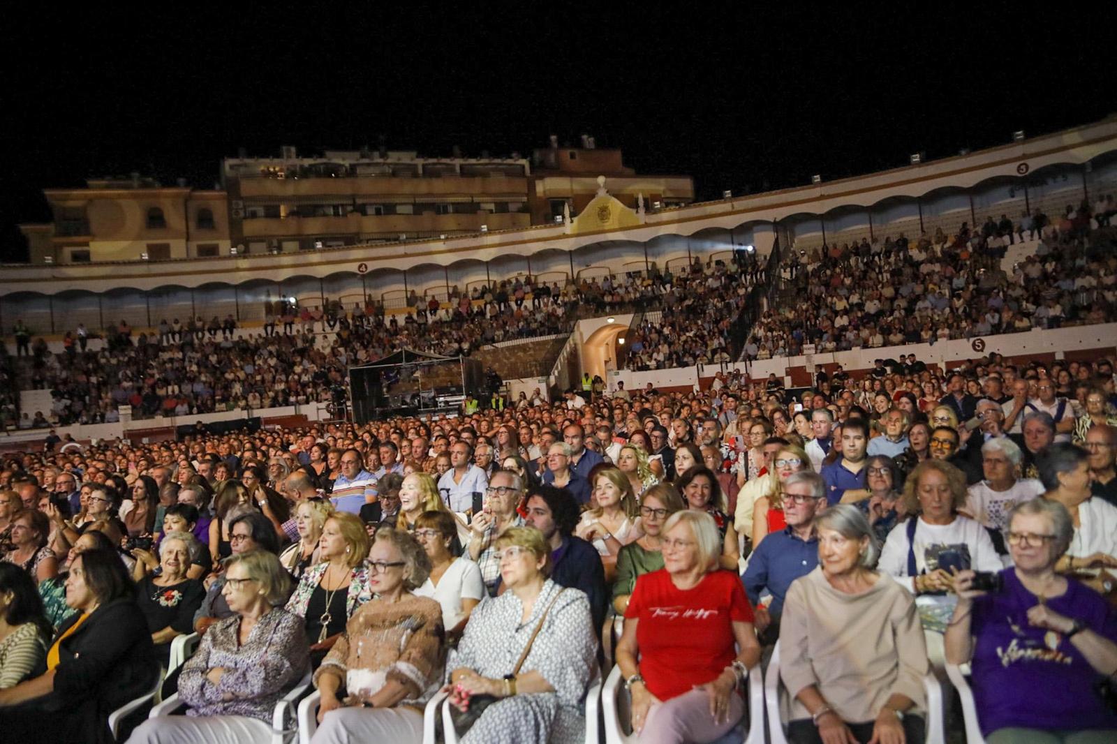 Aspecto de la Plaza de Toros de Santa Margarita, en Linares.