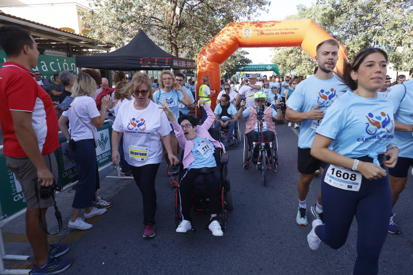 Las mejores imágenes de la carrera de Aspace en Granada