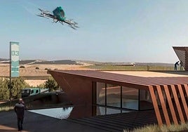 Imagen virtual de un edificio del campus principal, que será la primera fase del Cetedex.