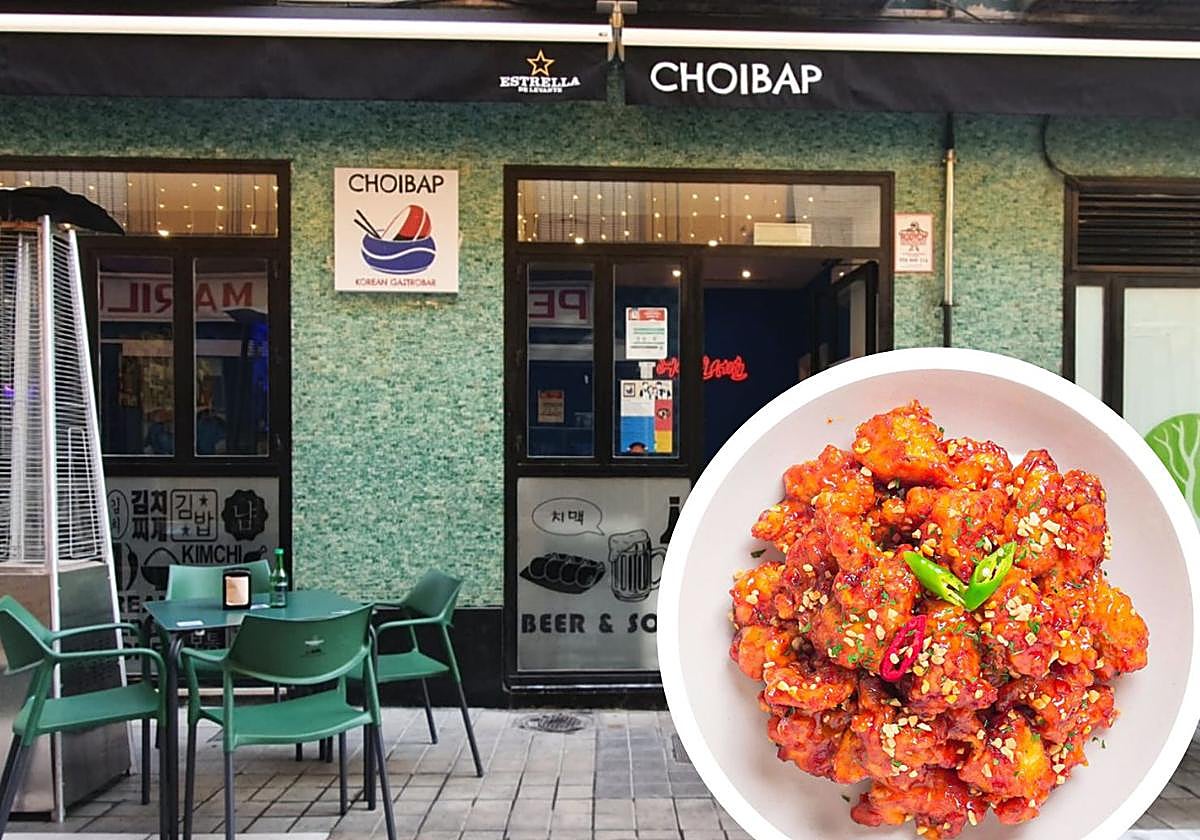 El pollo frito estilo coreano es una de sus especialidades.