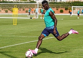 Iddrisu Baba quita importancia a su partido, para él lo mejor es lo que concede la victoria.