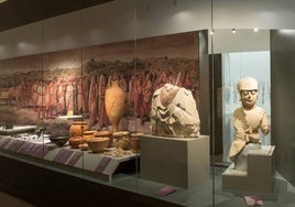 Exposición temporal del Museo Ibero de Jaén, a la espera de la colección permanente.