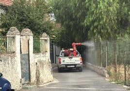 Fumigación en Pinos Puente este sábado.