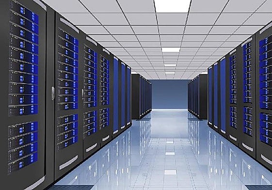 Imagen de un centro de datos de la nube