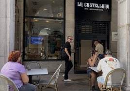 La Castellana la pasada semana, antes del cierre.