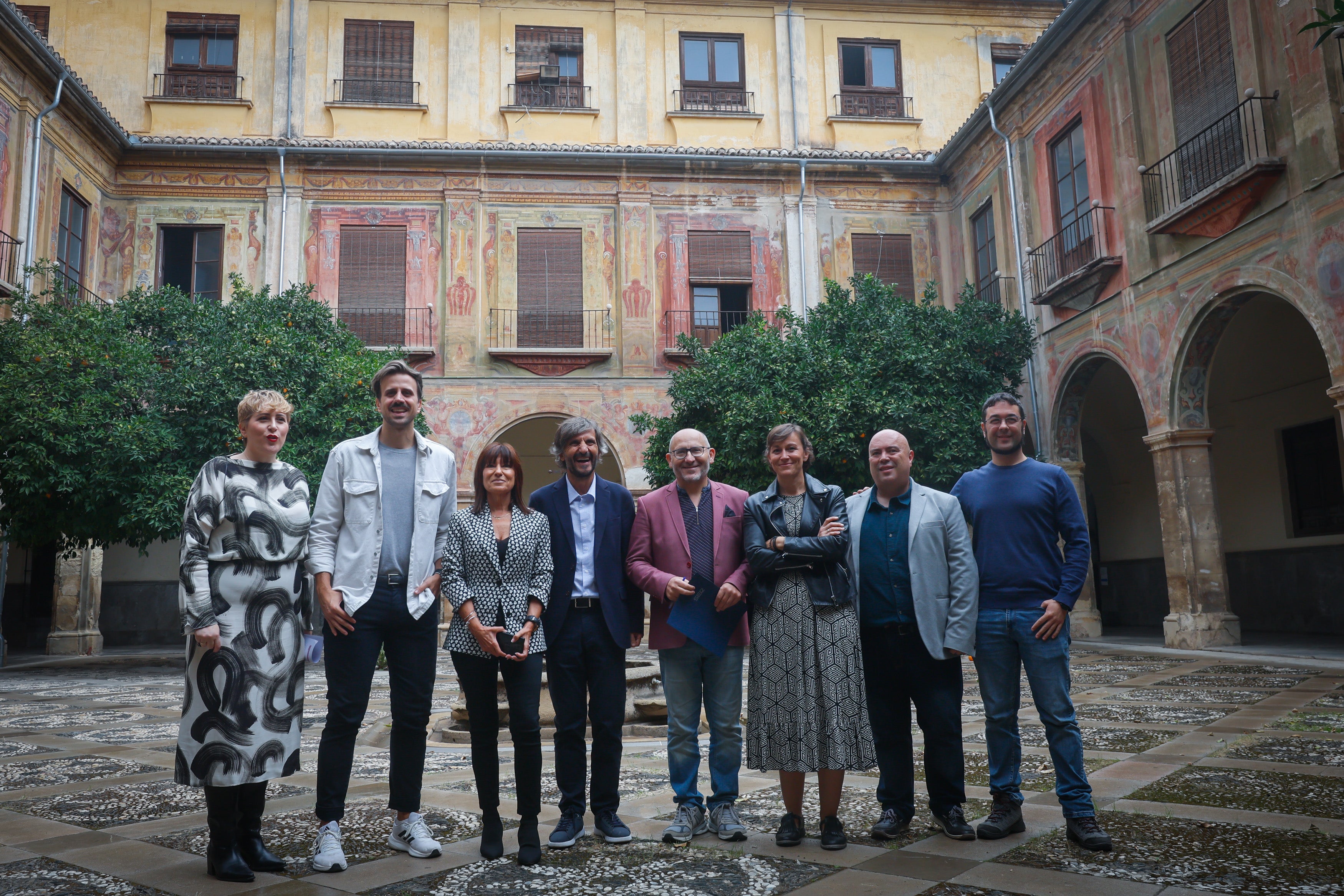 Los integrantes de la mesa redonda en San Juan de Dios.
