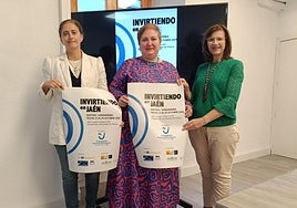 Ruth Tenorio, Carmen Rueda y Carmina Martínez.