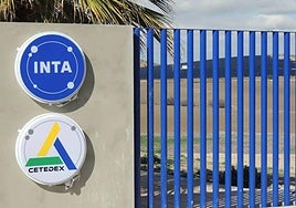 Puerta de acceso al futuro campus principal del Cetedex.