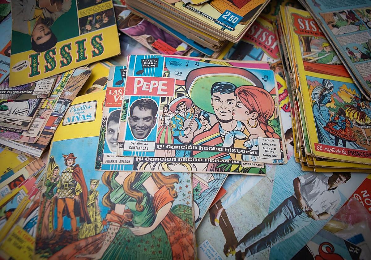 Imagen principal - Tebeos, tebeos y más tebeos. 