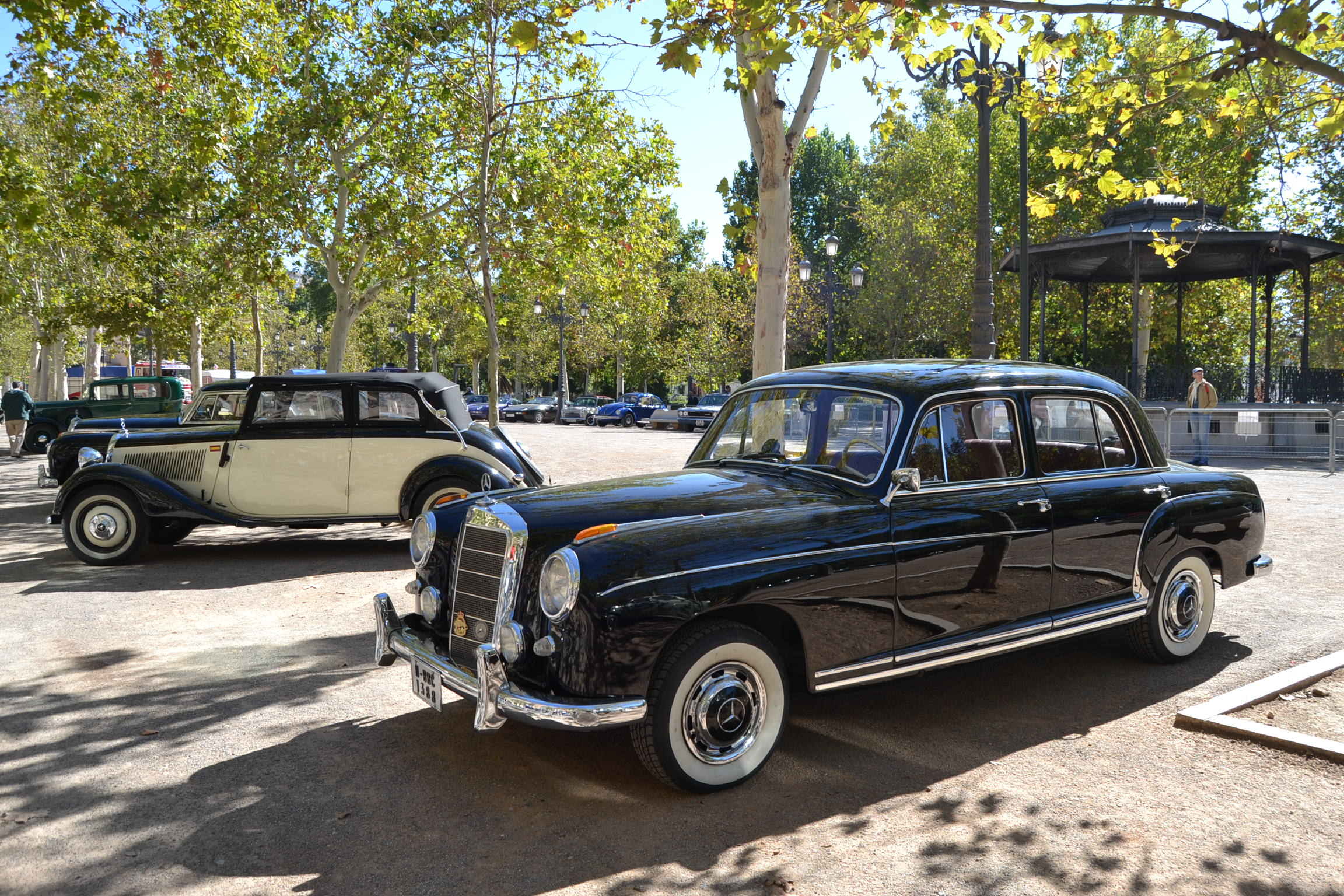 El Paseo del Salón se convierte en una pasarela de coches clásicos