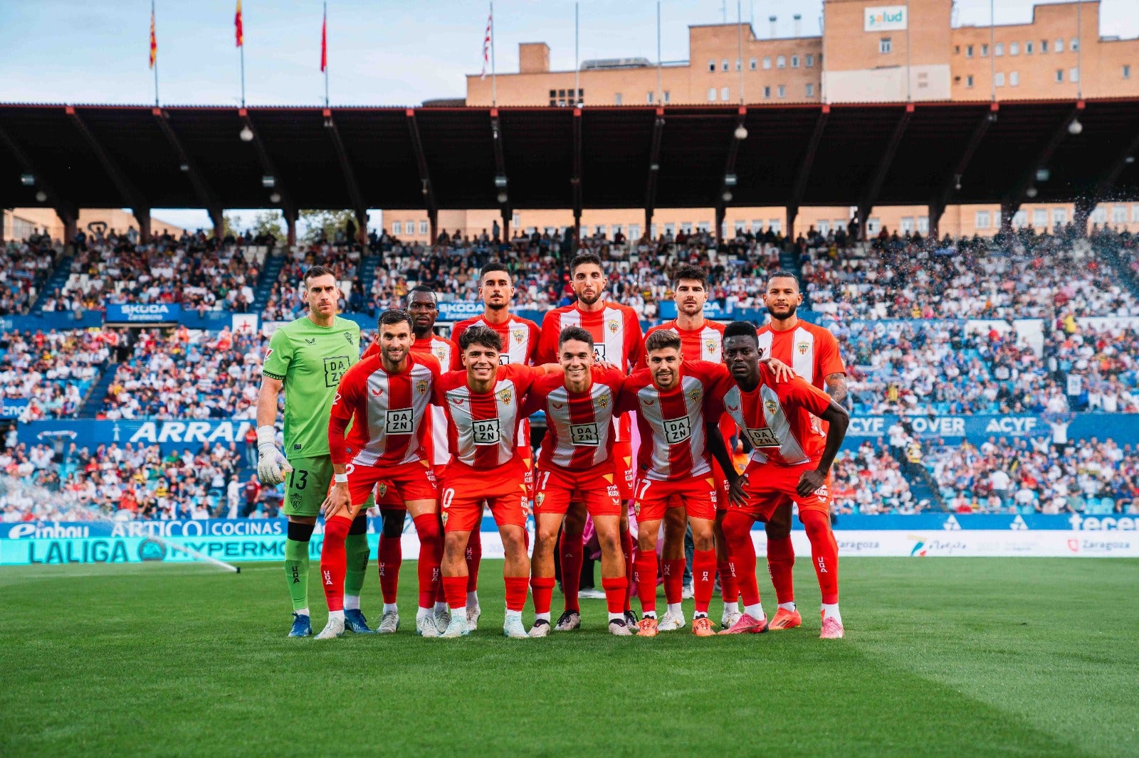 Las puntuaciones del Zaragoza 1 - 2 Almería