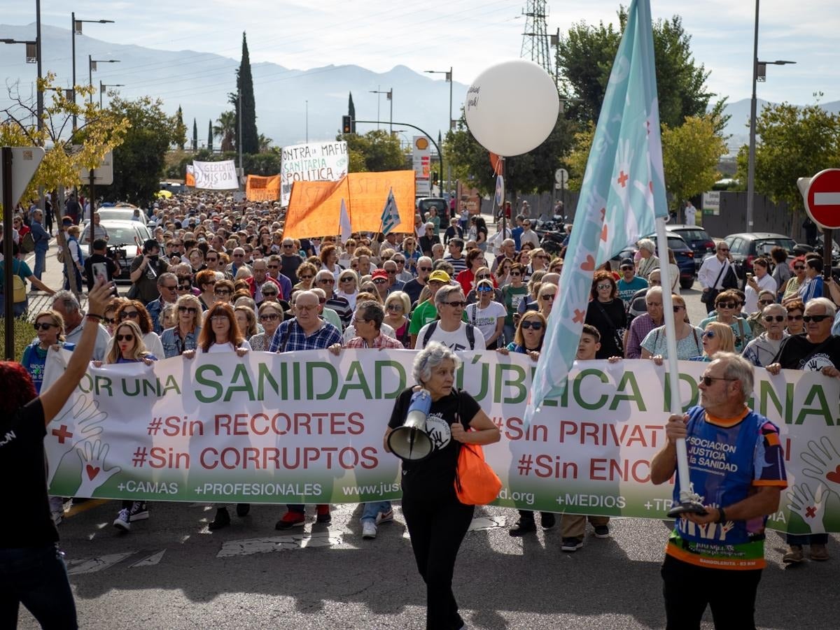 Manifestación por una sanidad pública de calidad este domingo en Granada