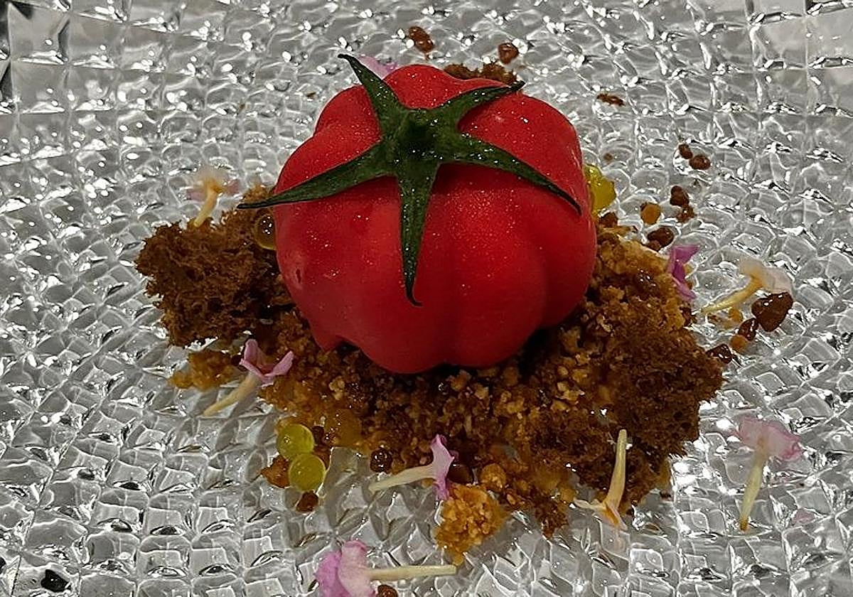 El postre presentado por Borja González de Alquímico.