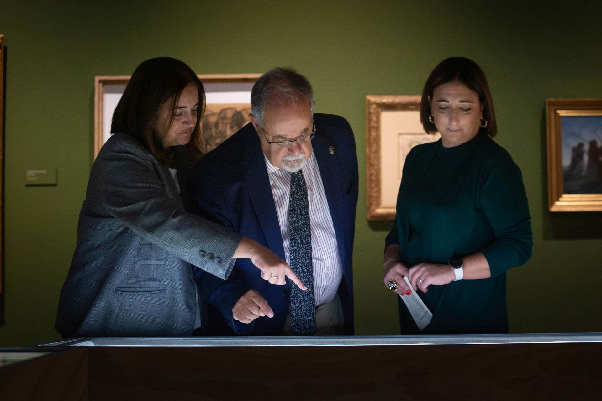 Las imágenes de la presentación de la exposición de Américo Castro