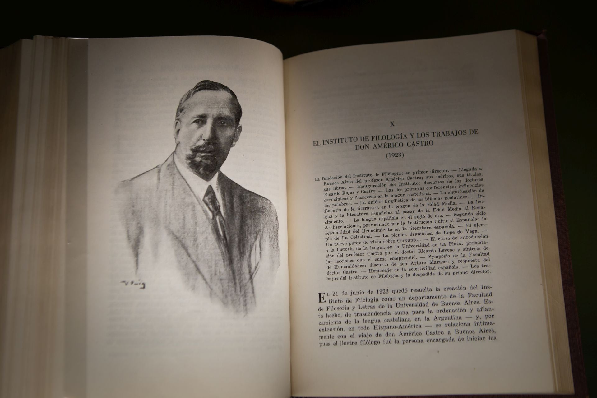 Las imágenes de la presentación de la exposición de Américo Castro